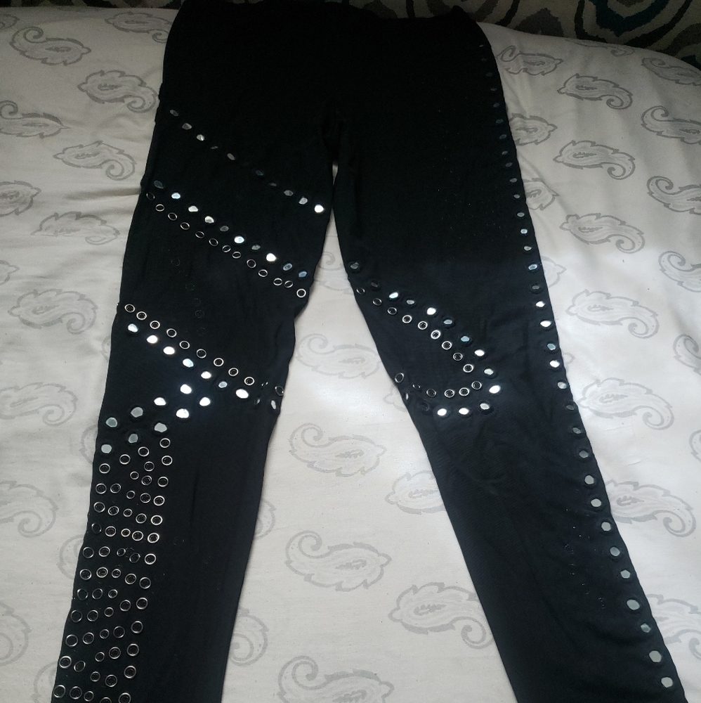 Christopher Kane mirror leggings.